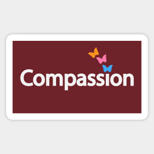 Compassion being compassionate artsy Sticker